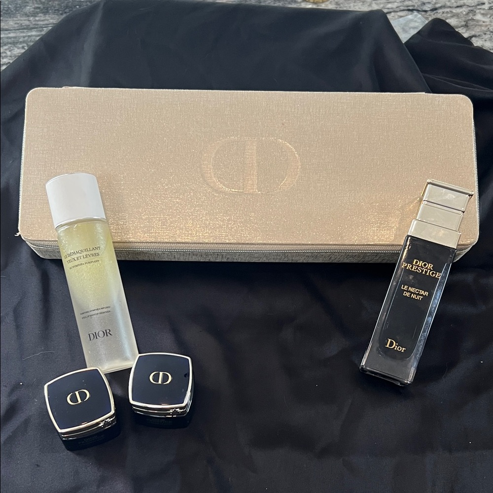 Dior Prestige Skincare Duo with Gold and Black Packaging